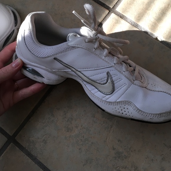 White nike airs, women's trainers