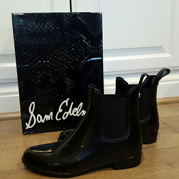 Sam Edelman Tinsley Rain black boots size 9