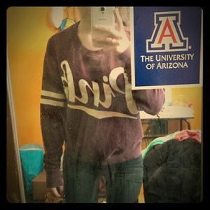 PINK Maroon Sweatshirt