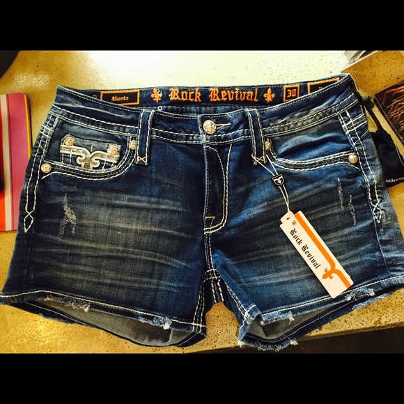 Rock revival Jean shorts