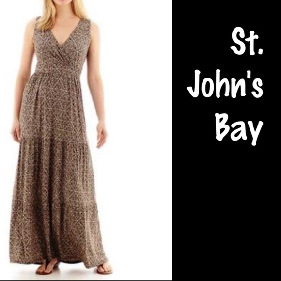 St. John's Bay Dresses & Skirts - St. John's Bay Sleeveless Tiered Maxi Dress