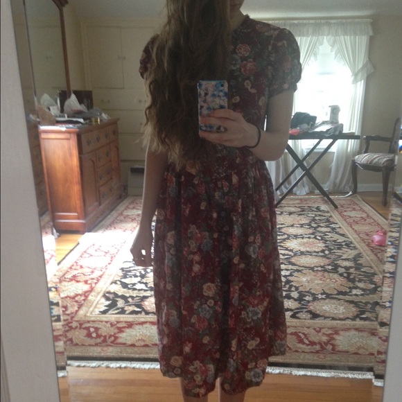 Vintage Floral Dress