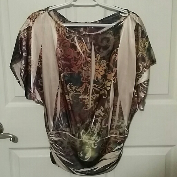 Silk feel blouse