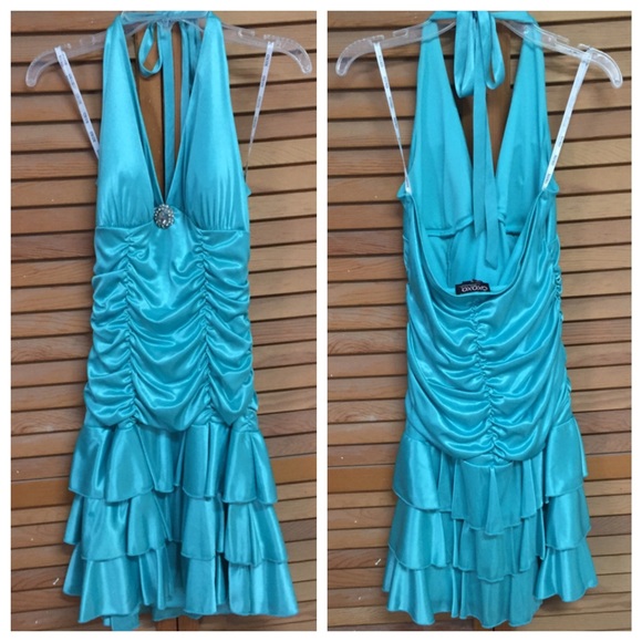 B3G1 💎 Fun teal party dress