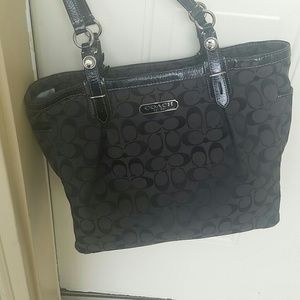 Old Faithful Black Coach Purse