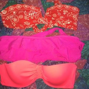 Victoria's Secret strapless bikini lot