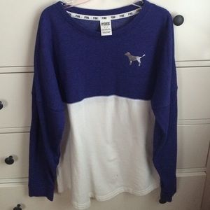 VS PINK varsity crewneck