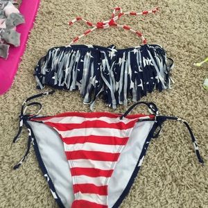 American Flag bathing suit