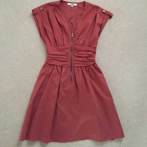 Red swing dress
