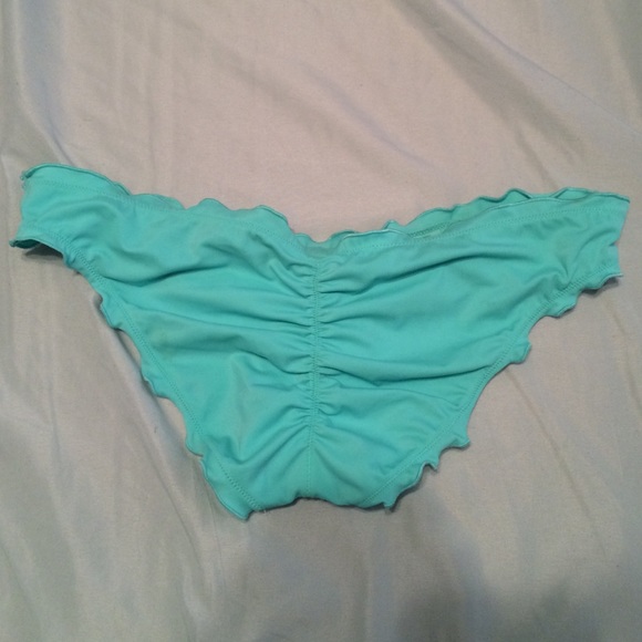 PINK Victoria's Secret Swim Cheeky Sea Foam Green Bikini Bottoms