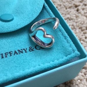 Tiffany & Co. Elsa Peretti open heart ring