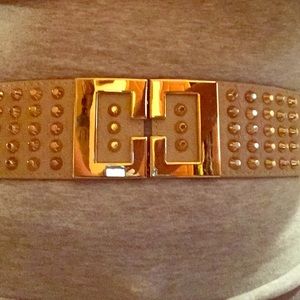 Gold Studded Waist Belt