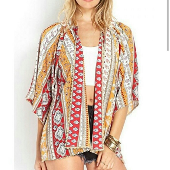 threadz  Tops - Chiffon kimono