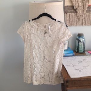 LC Lauren Conrad Lace Top
