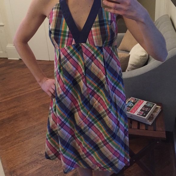 Lilly Pulitzer Madras Halter Dress, Size 6