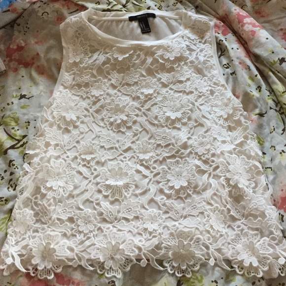 Forever 21 Floral Muscle Tank