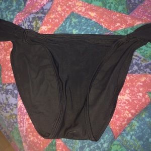 Black bikini bottoms
