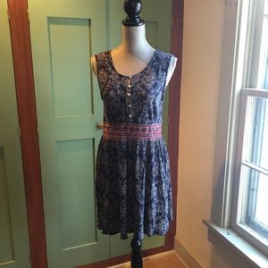 Odd Molly short navy dress with smocked waist