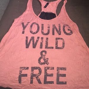 Cute tank, lace back