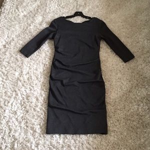 Nicole Miller Ruched Ponte Knit Sheath Dress