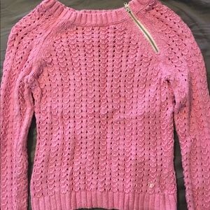 American eagle pink sweater