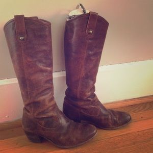 Frye boots.