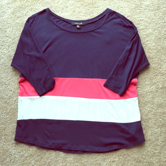 Block Colored Forever 21 Top