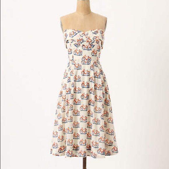 SOLD!!! Anthro - bicycle lane dress - Picture 2 of 4