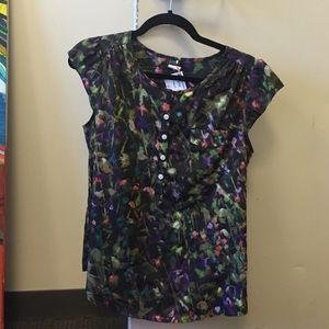 Multicolor JCrew Top