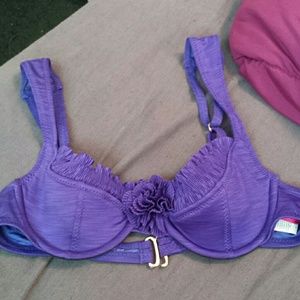 Dark Purple Bikini Top