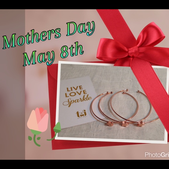 New Rose Gold Three Star Bangles - Picture 3 of 3