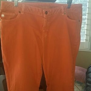 Burnt Orange Michael Kors Jeans 12P