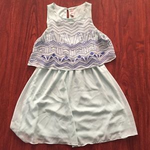 Aqua dress