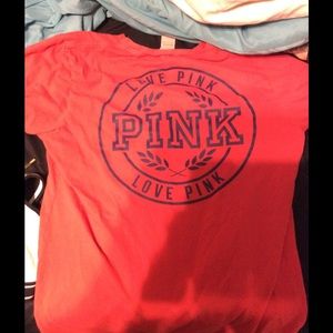 VS PINK over sized cozy bed shirt!