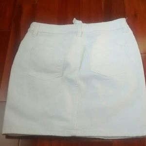 J crew jean skirt