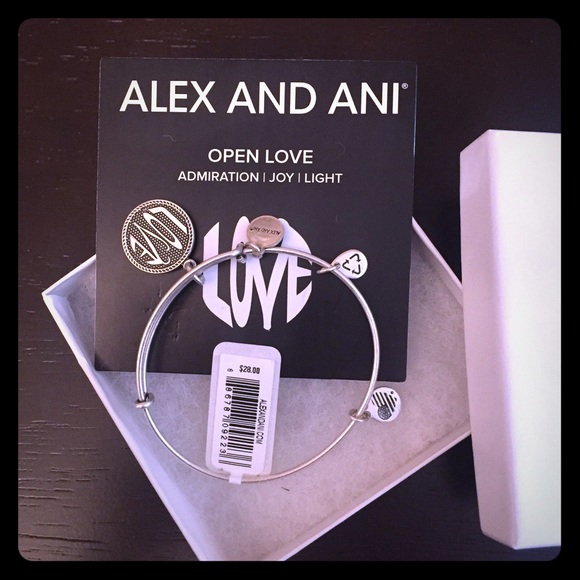 Alex and Ani "Love" bracelet.