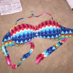 colorful swim top!