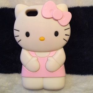 Silicon Hello Kitty iPhone 5/5s case