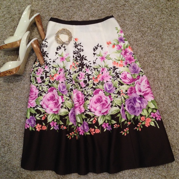 Beautiful Poplin Cotton Spring Skirt