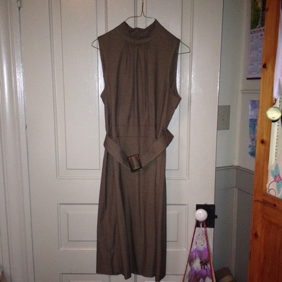 brow plaid Micheal Kors dress