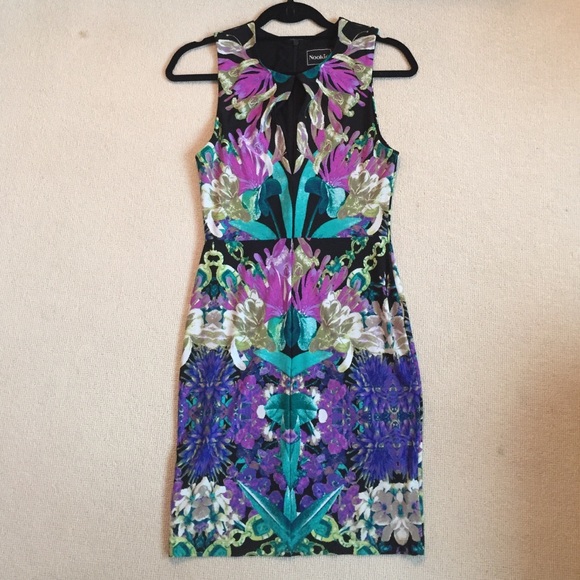 Nookie floral mini dress