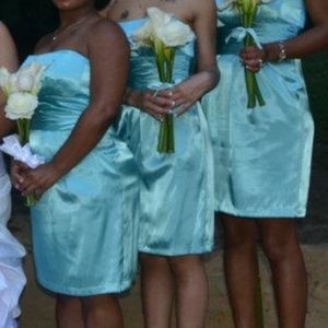 Blue dress