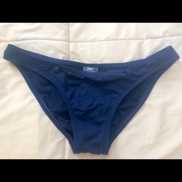 Blue bathing suit bottom