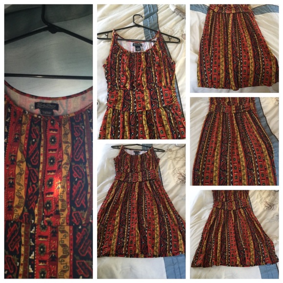 🍀LUCKY BRAND TRIBALAZTEC PRINT DRESS🍀 - Picture 2 of 4