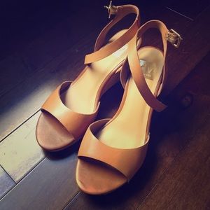 Cork wedges from Dolce Vita in Nude