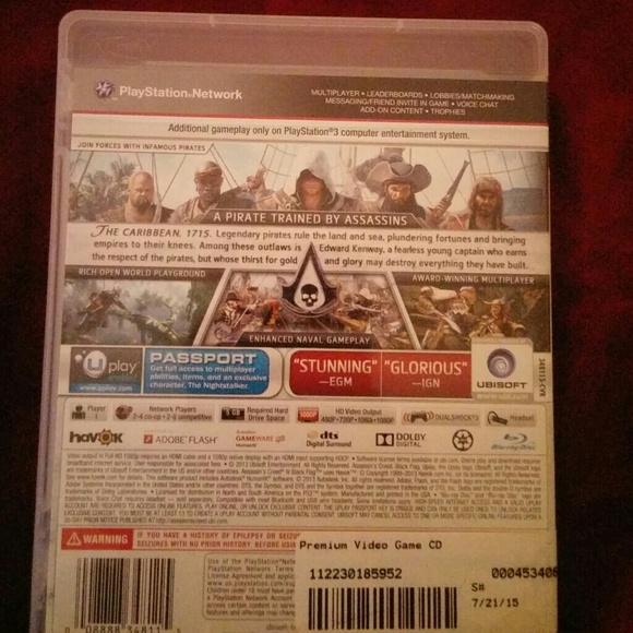 Assassins creed black flag ps3 - Picture 2 of 2
