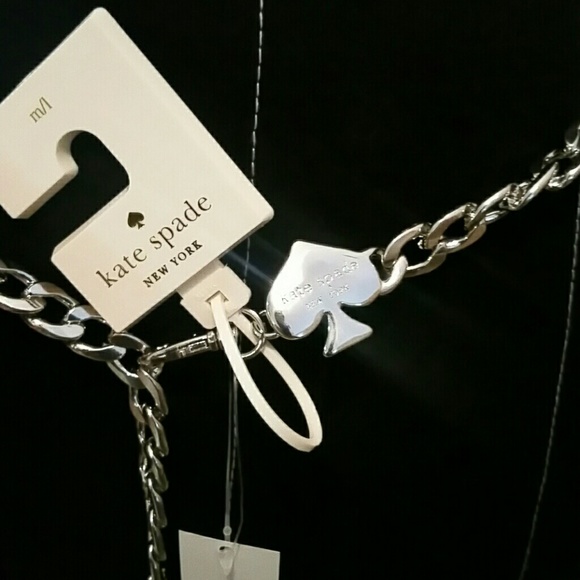 NWT Kate Spade Metal Chain Belt Size M|L