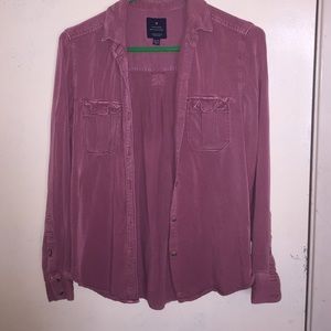 Vintage American Eagle Boyfriend Button Up
