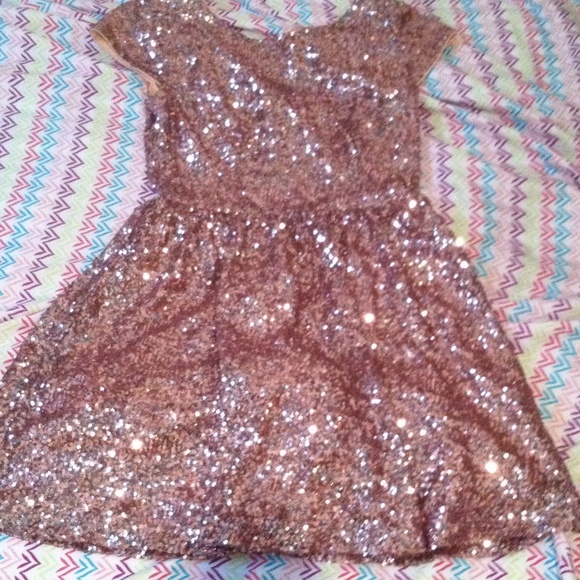 Sequin Skater Dress