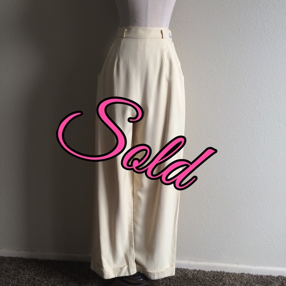 SOLD ON OTHER SITE 40s Wool Gabardine Swing Pants